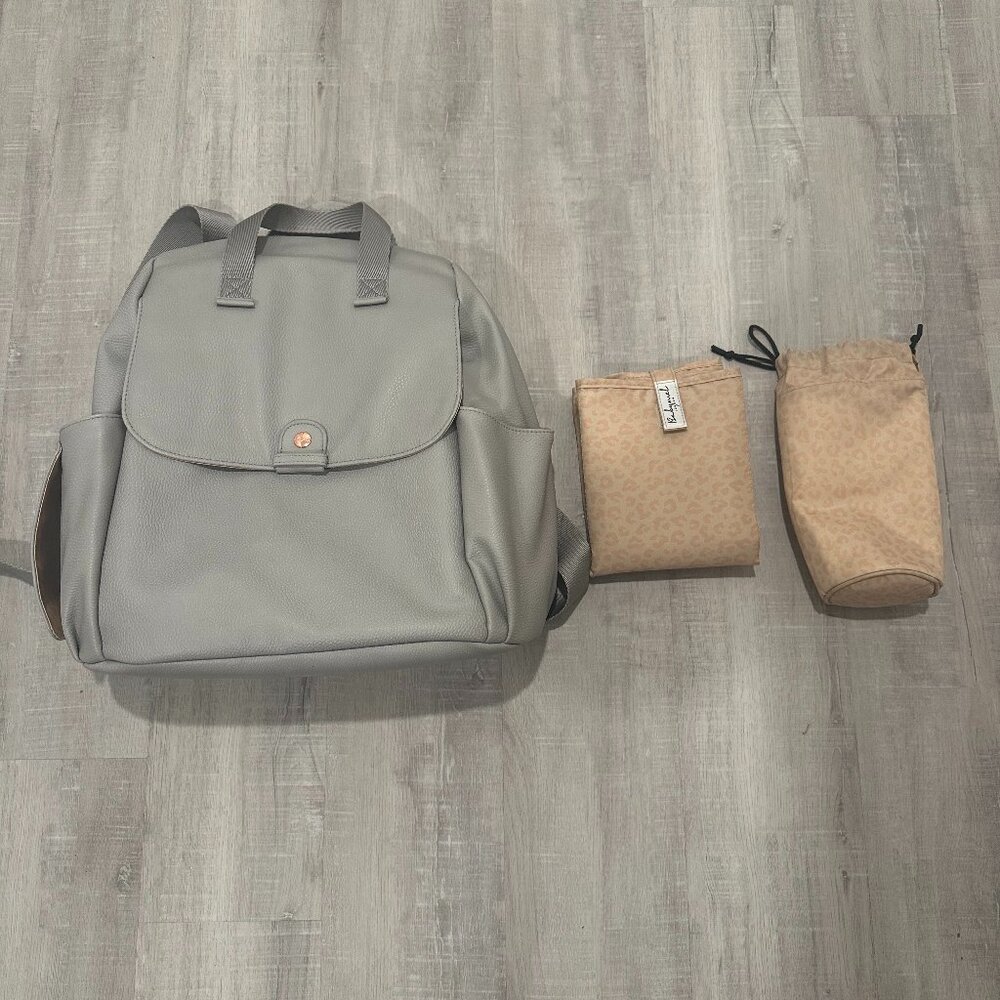 Babymel Robyn Convertible Faux Leather Diaper Bag